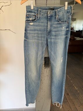 Light Blue Distressed WOMEN Jeans MOTHER